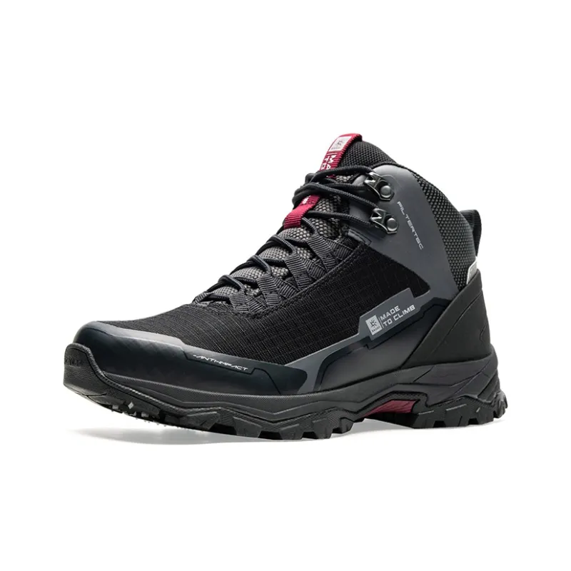 KAILAS Sky Line FLT Wear Resistant Water Resistant Coverage Balance High Top Trekking Shoes Women's Ink Black-1
