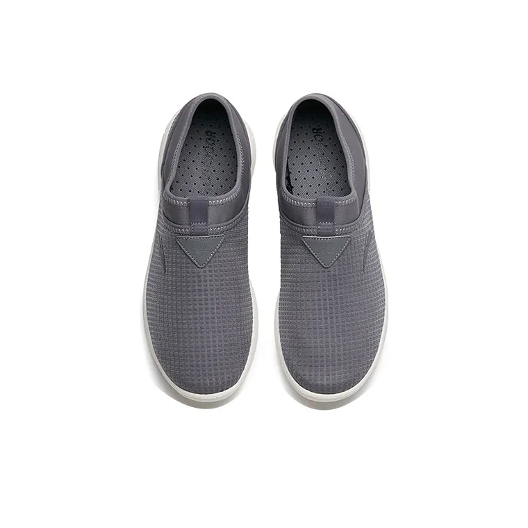 Anta Outdoor Collection Cushioned Anti Slip Wear Resistant Breathable Lightweight Low Top Casual Shoes Men's Gray-3