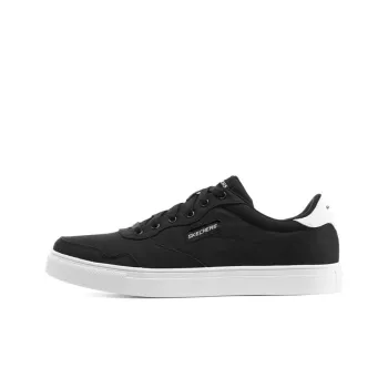 Skechers BONNITTO Slip Resistant Cushioning Abrasion Resistant Breathable Low Top Skateboard Shoes Men's Black