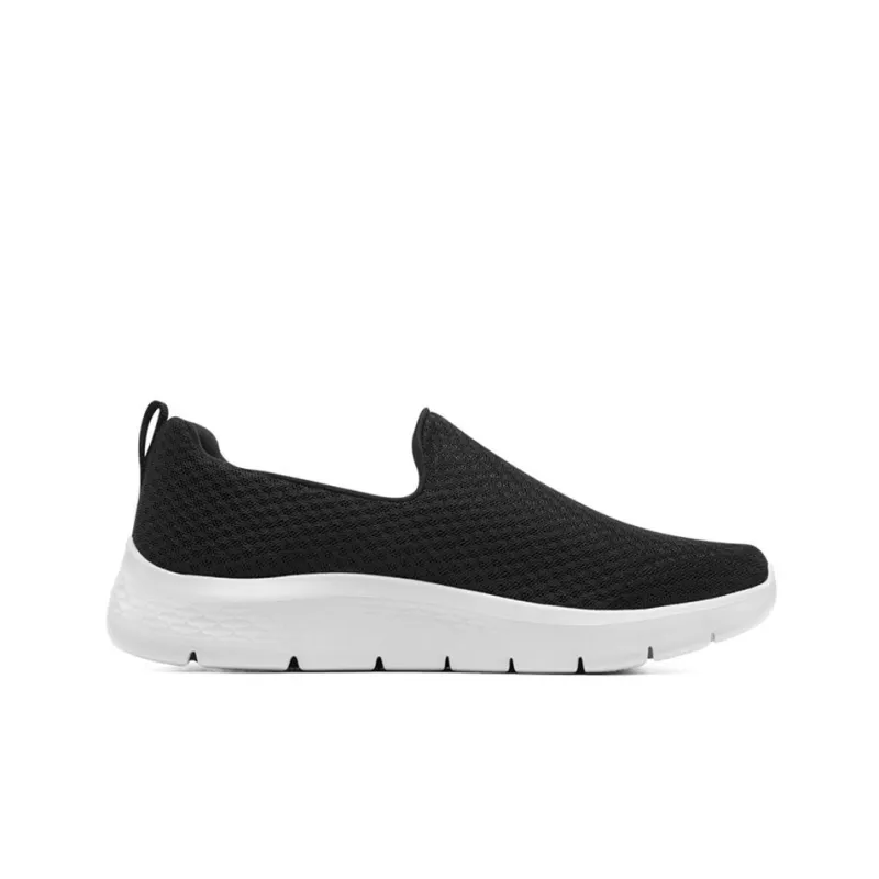Skechers Go Walk Fle Cushioning Anti Slip And Wear Resistant Breathable Rebound Low Top Casual Shoes Men's Black Red-1