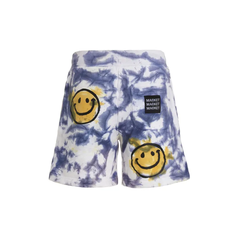 Chinatown Market Smiley Sun Dye Sweatshorts-1