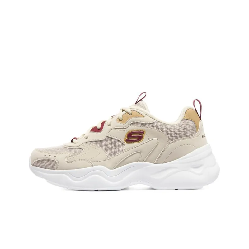 Skechers D'LITES AIRY 3.0 Airy 3.0 Cushioning Anti-Slip Wear-Resistant Breathability Low-Top Casual Shoes Men's Natural-0