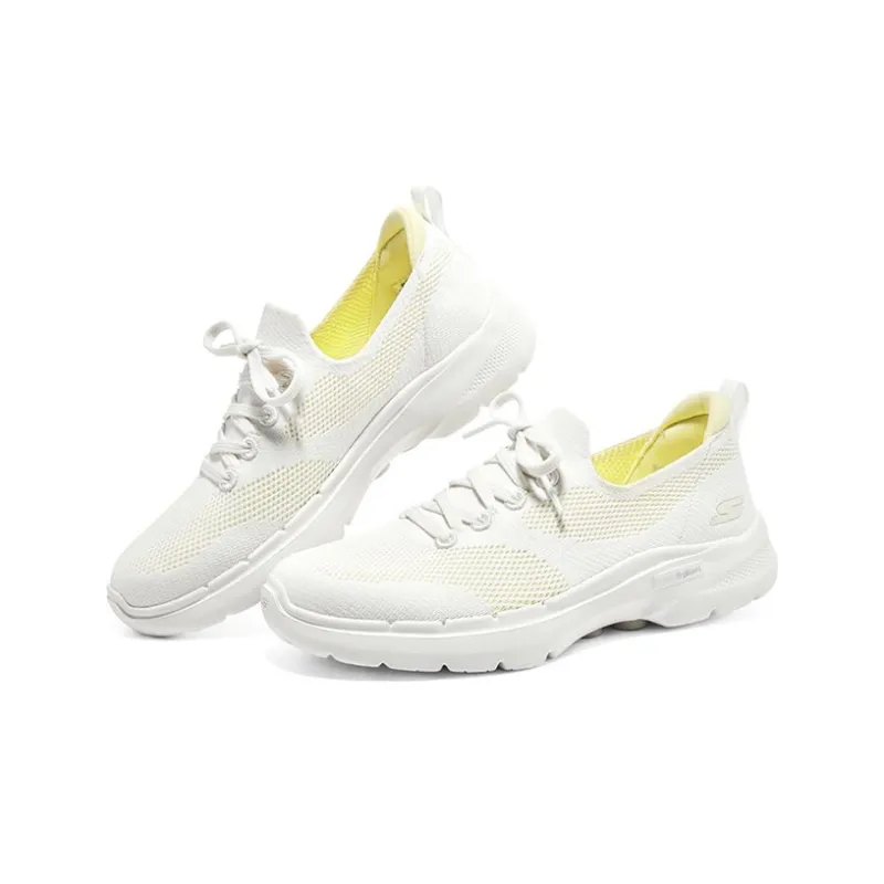 Skechers Go Walk 6 Hyper Burst 'White Yellow' Women's-2