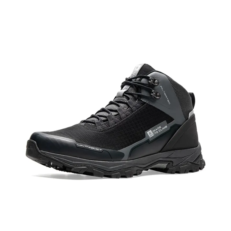 KAILAS Sky Line FLT Anti Slip Wear Resistant Waterproof And Breathable Coverage Mid Top Trekking Shoes Men's Ink Black-1