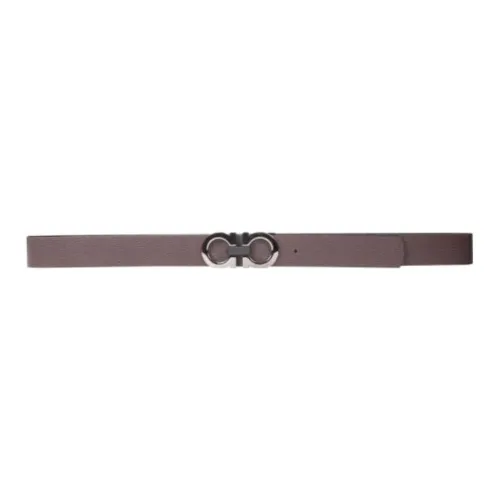 Ferragamo Leather Belts Men Purple