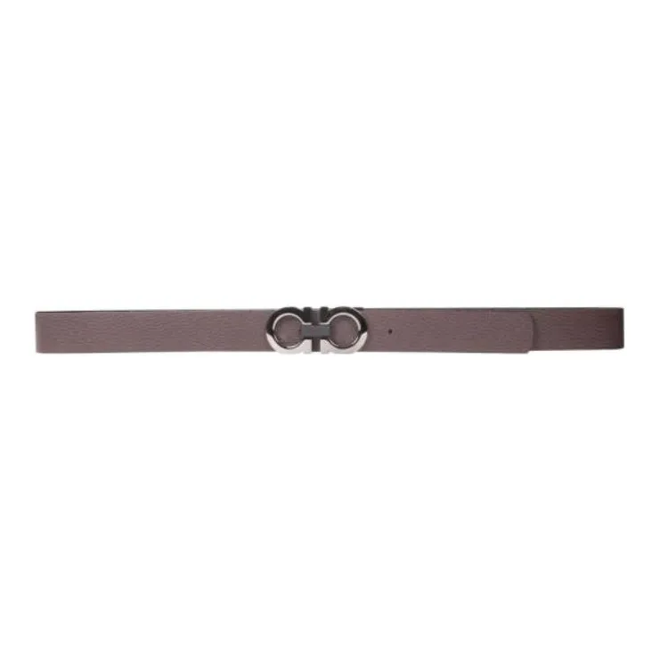 Ferragamo Leather Belts Men Purple-0