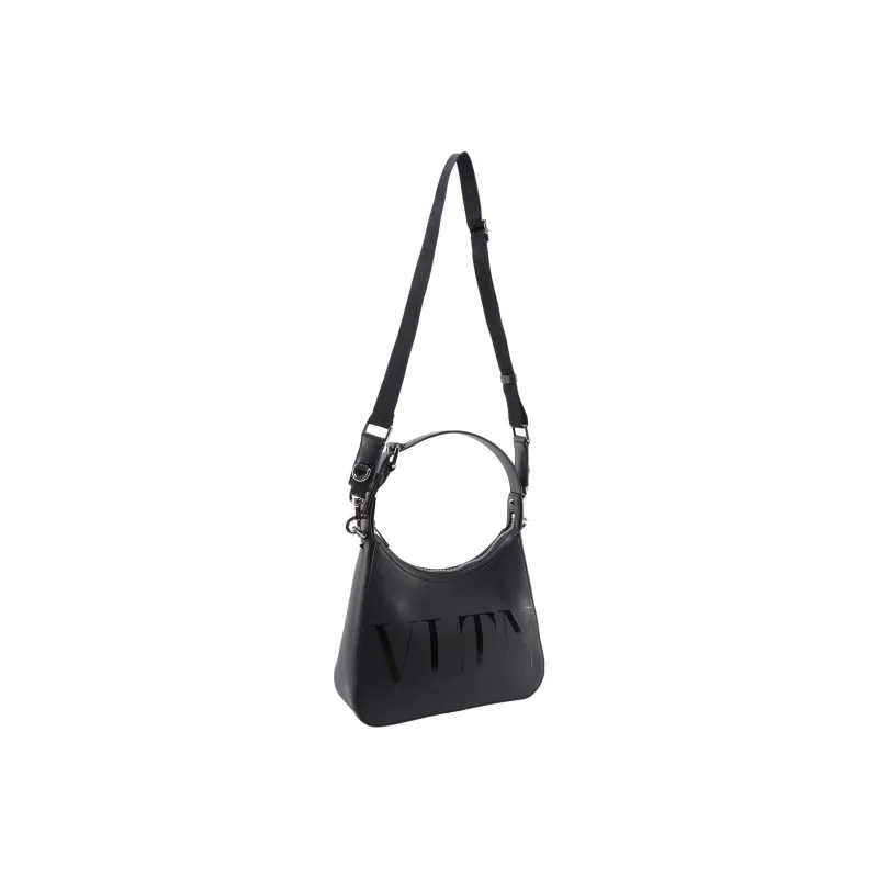 Valentino VLTN Leather Portable Crossbody Bag Shoulder Bag Women's Black-2