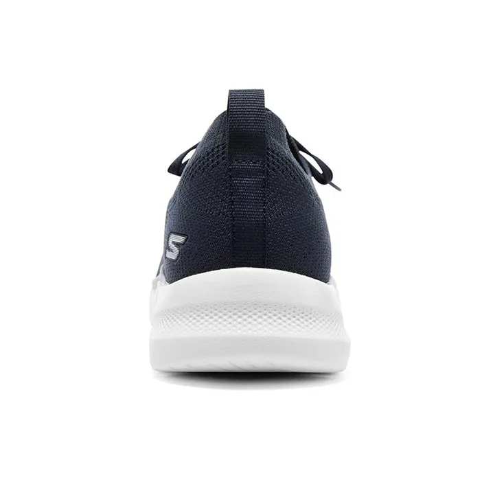 Skechers Go Walk 6 Burst Cushioned Slip Resistant Abrasion Resistant Breathable Low Top Casual Shoes Men's Navy-3