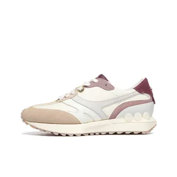 LI NING 1990 Zhengrong Casual Shoes Women's Low Top Ecru/Taupe/Dark Fuchsia