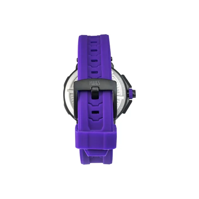 YOUNG STERNA Automatic Mechanical Movement Silicone Strap Watch Women's Watch Cut-Out Dial-6