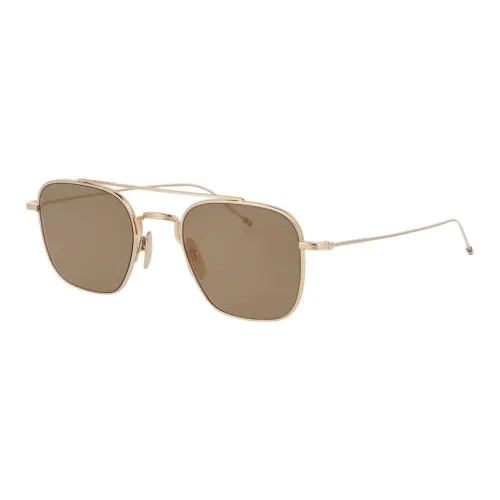 THOM BROWNE Sunglasses Unisex Gold