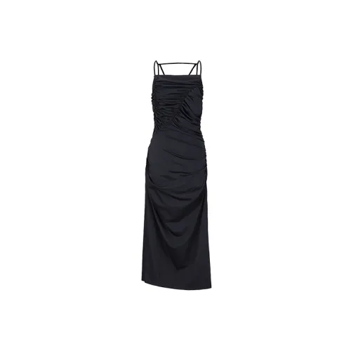 URBAN REVIVO Sleeveless Dresses Women's Jet Black