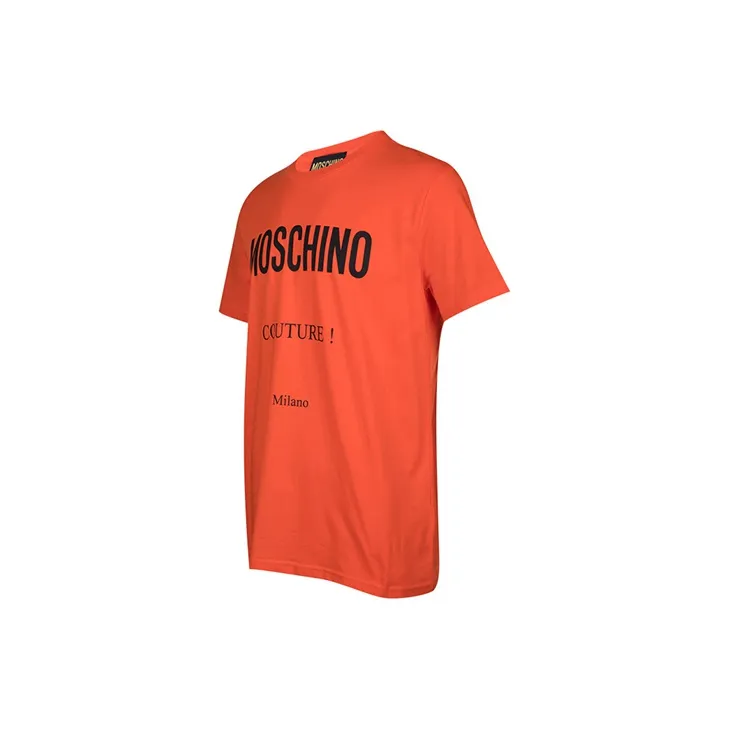 MOSCHINO T-Shirts Men Orange Red-2
