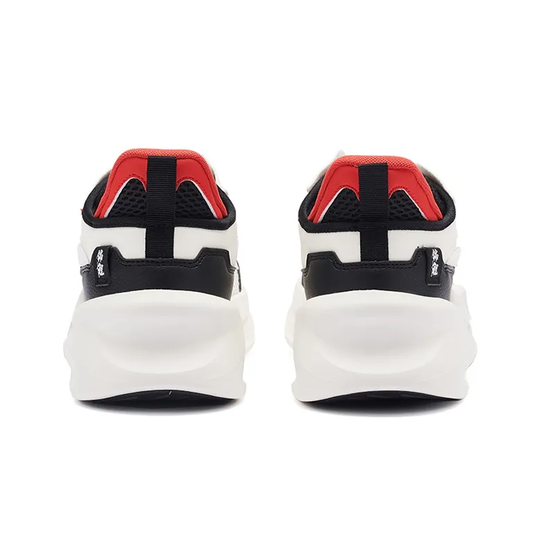 361° Casual Shoes Men Low Top Feather White/Obsidian Black-3