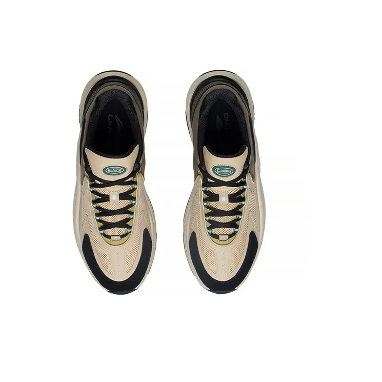 LiNing Shock Absorbing, Non Slip, Wear Resistant, Breathable And Lightweight Low Top Casual Shoes Men's-3