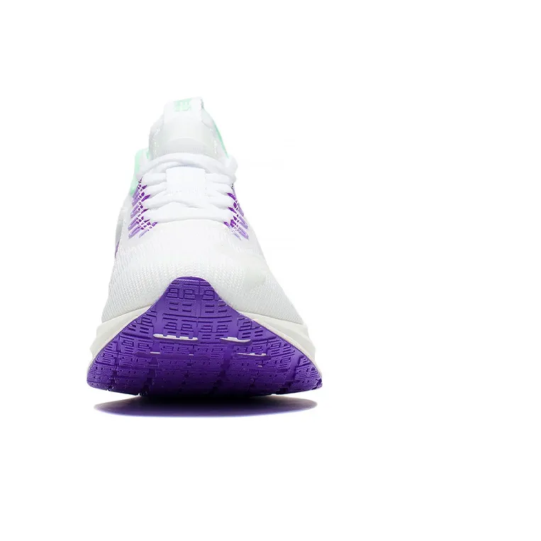 LiNing Jueying Essential 䨻 Breathable And Resilient Low Top Running Shoes Men's White Green-4