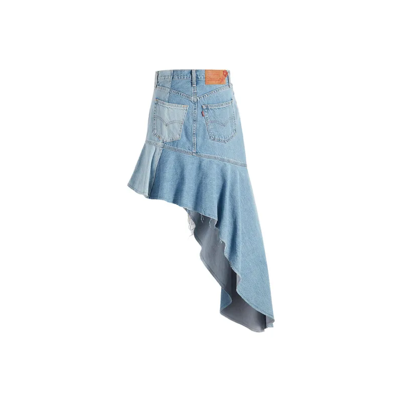 Levis Denim Long Skirts Women's Blue-1