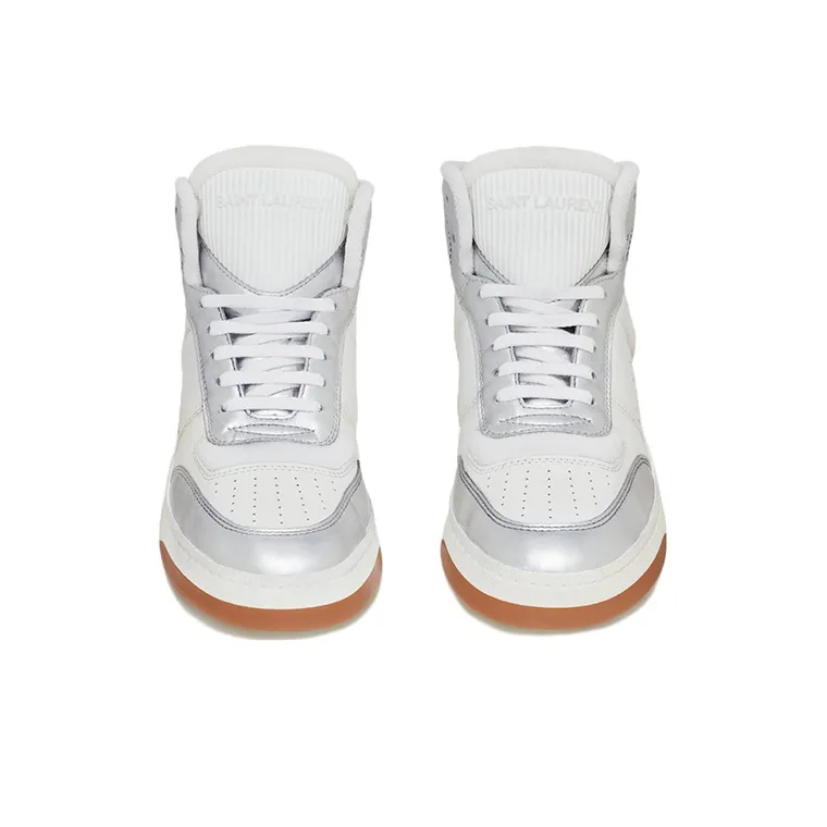 SAINT LAURENT Logo Detailed Lace Up Sneakers-2