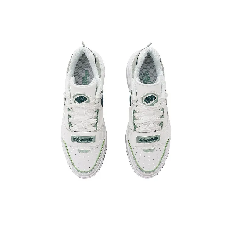 LINING Rookie Skateboard Shoes Unisex Low Top Ecru/Pine Jasper-2