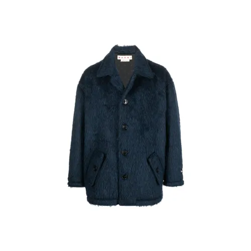 MARNI Coats Men Blue