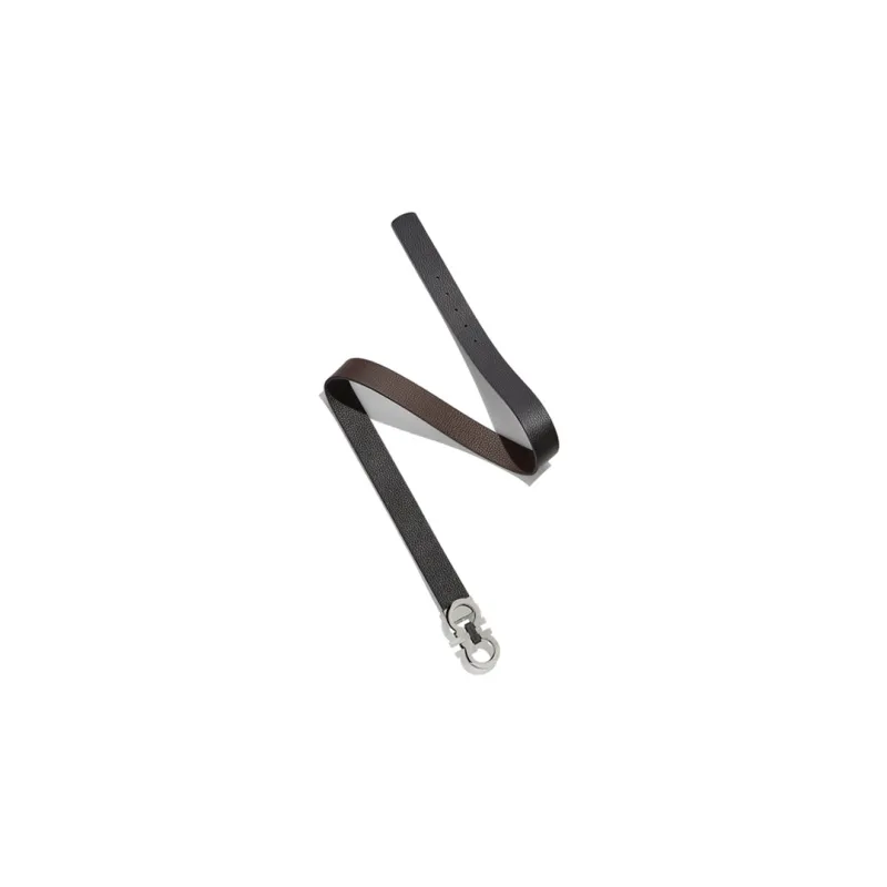 Ferragamo Reversible And Adjustable Gancini Belt Textured-2