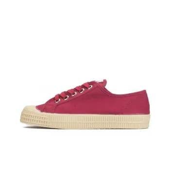 Novesta Canvas Shoes Unisex Low-Top Rose Red