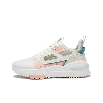 361° Casual Shoes Women's Low Top Feather White/Mint Gray Green