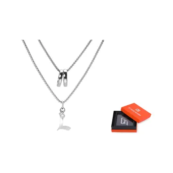 Cooraree Titanium Steel Necklaces Unisex