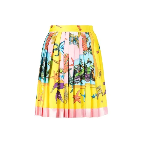 VERSACE Casual Short Skirts Women's Multicolor