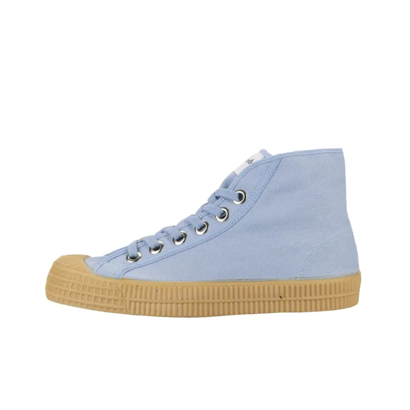 Novesta Canvas Shoes Unisex High-Top Blue-0