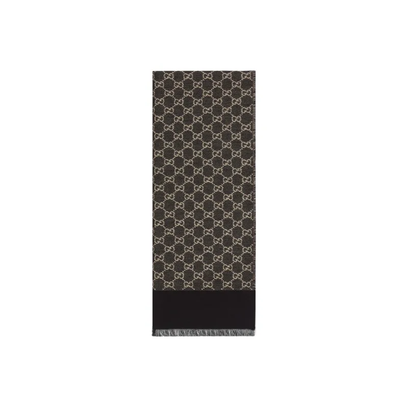 GUCCI Gg Jacquard Scarf-1