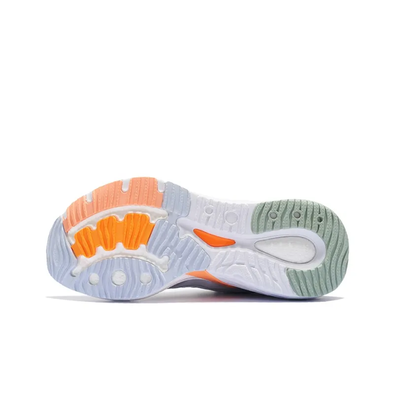 LINING Furious Rider 6.0 Running Shoes Women's Low Top Light Frost Blue/Sky Feather Blue/Gray/Orange-4