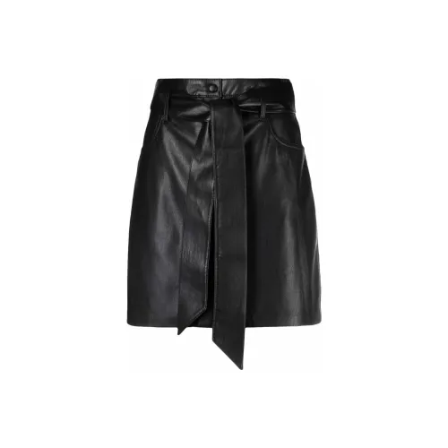 NANUSHKA A-line Belted Mini Skirt