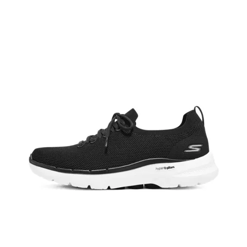 Skechers Go Walk 6 Hyper Burst 'Black White'