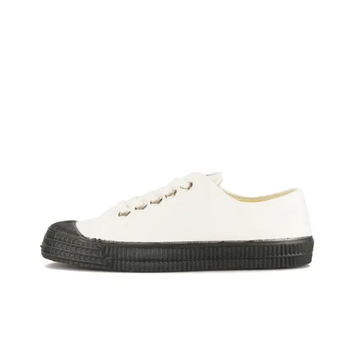 Novesta Canvas Shoes Unisex Low-Top White