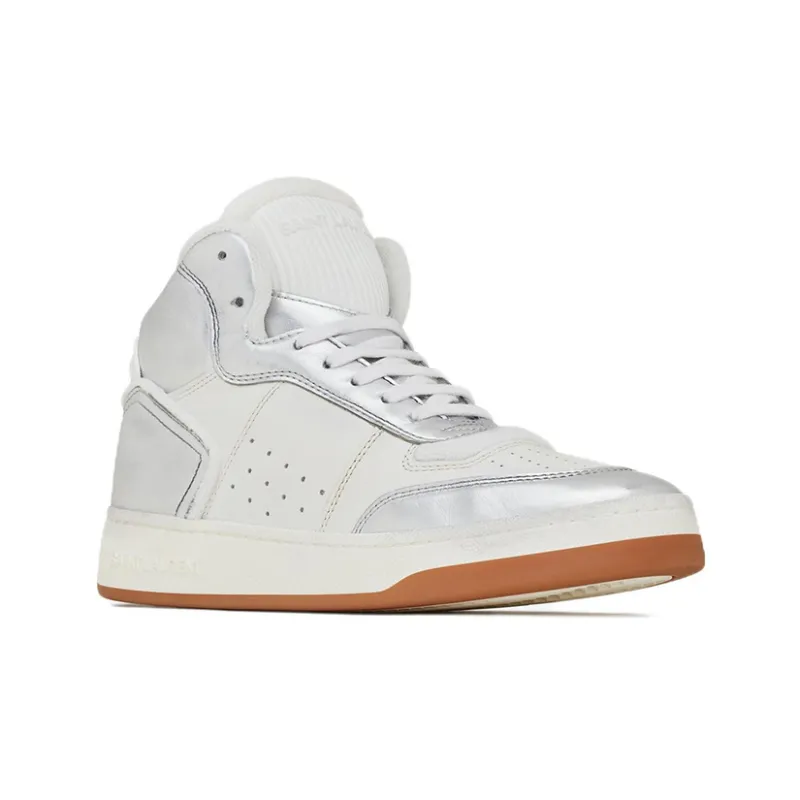 SAINT LAURENT Logo Detailed Lace Up Sneakers-1