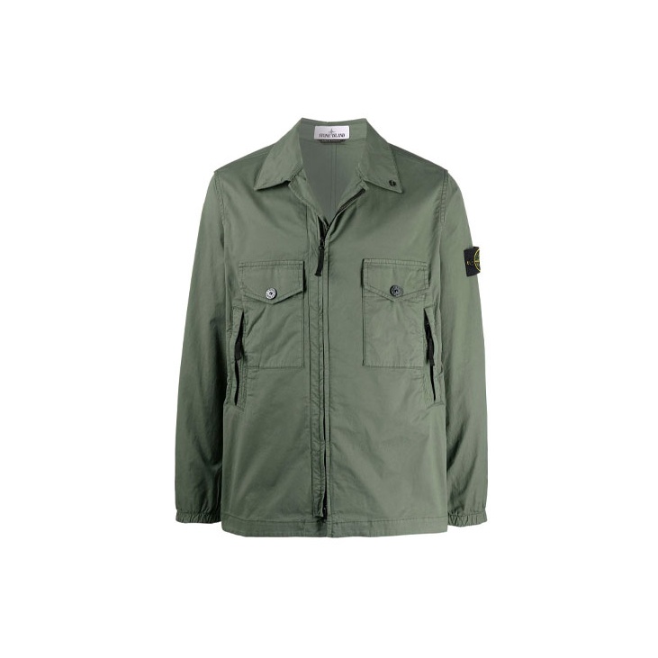 STONE ISLAND Jacket Men Green