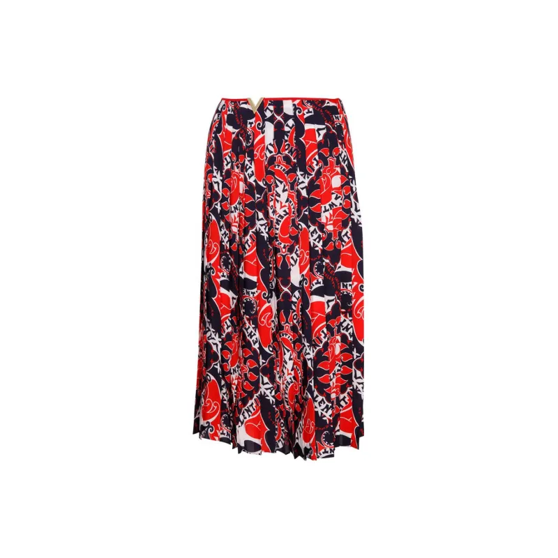 Valentino Casual Long Skirts Women's Red-2