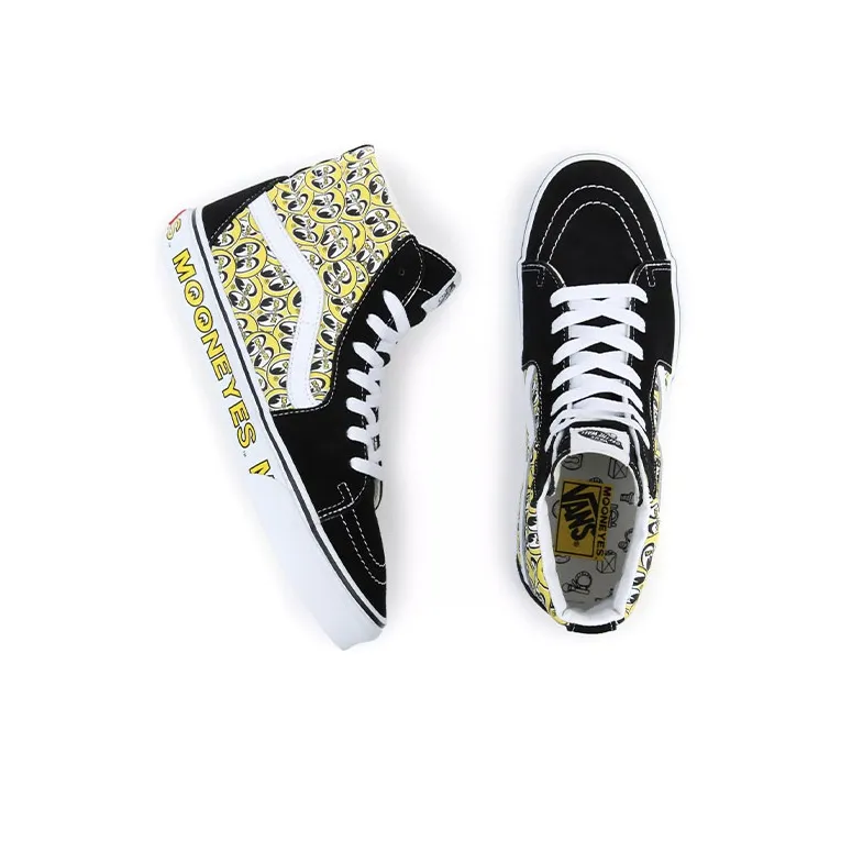 Sk8 Mooneyes X Vans Hi 'Black Yellow'-3