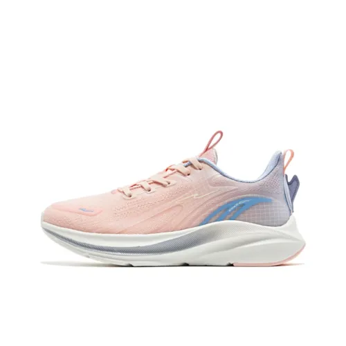 Erke Running Shoes Women's Low-Top Pale Pink/Lilac