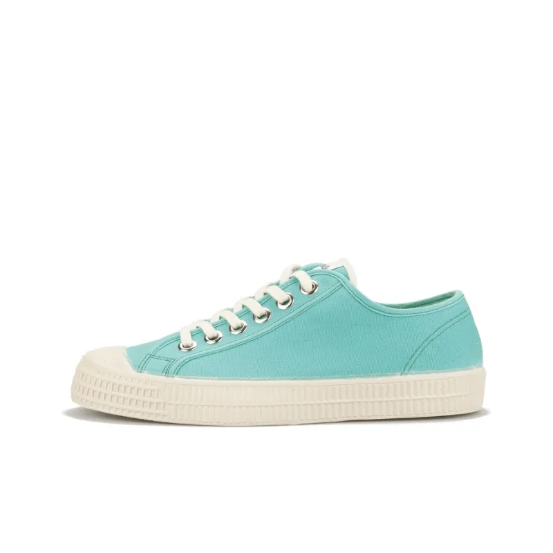 Novesta Canvas Shoes Unisex Low-Top Aqua Green-0