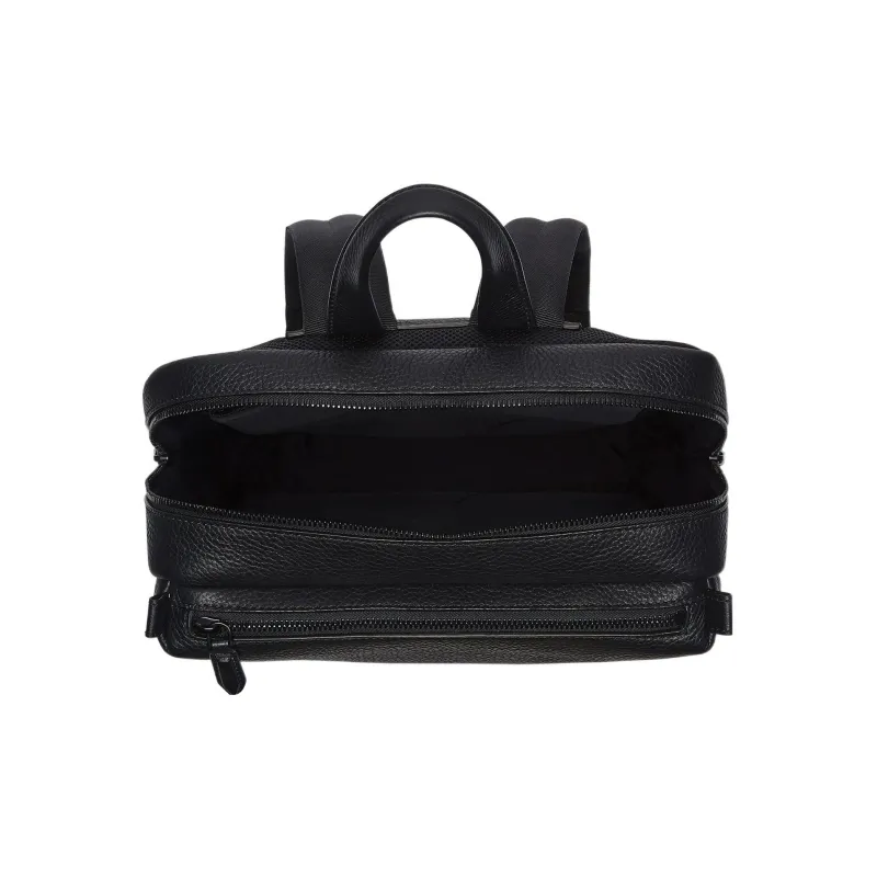 FERRAGAMO Calfskin Backpack Men's Black-3