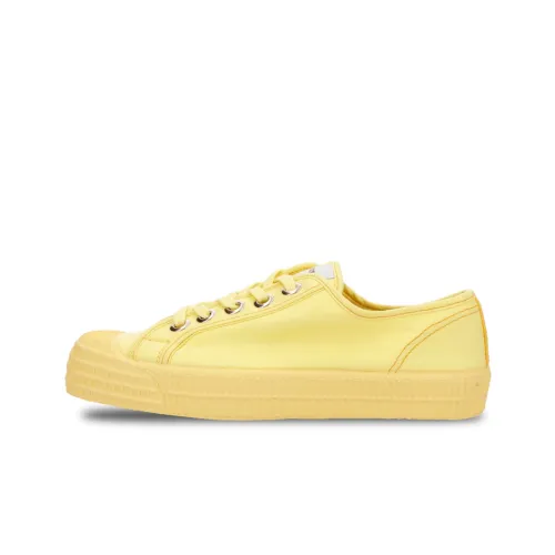 Novesta Canvas Shoes Unisex Low-Top Yellow