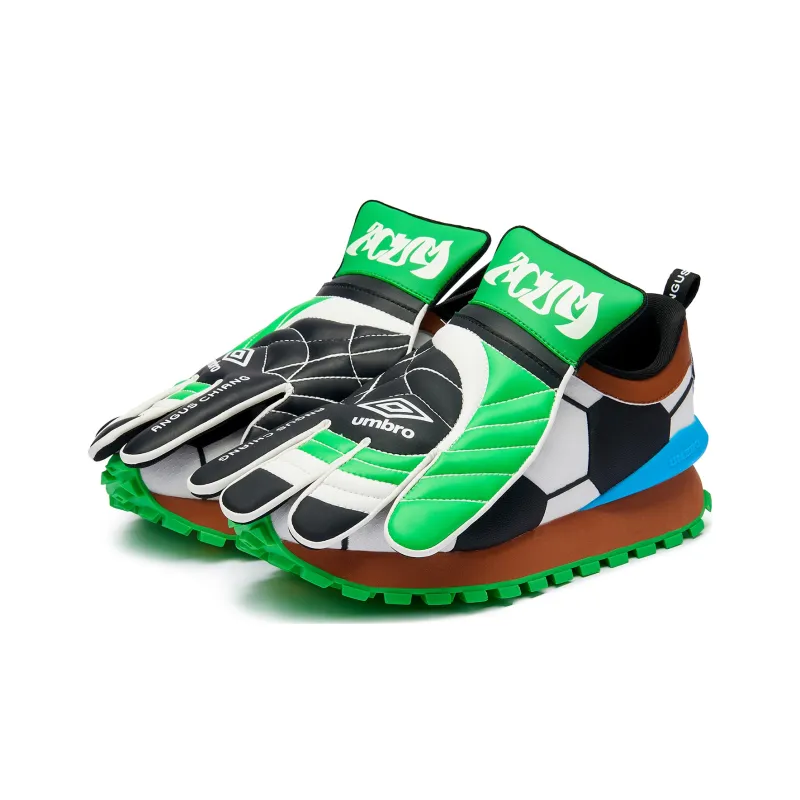 CHIANGUS x Umbro ANGUS CHIANG Cushioning Anti-Slip And Wear-Resistant Low-Top Casual Shoes Men's White Black Green-3