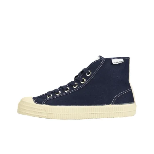 Novesta Canvas Shoes Unisex High-Top Blue