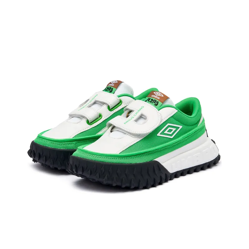 Chiangus X Umbro ANGUS CHIANG Casual Shoes Women's Low Top Green/Umbro White-2