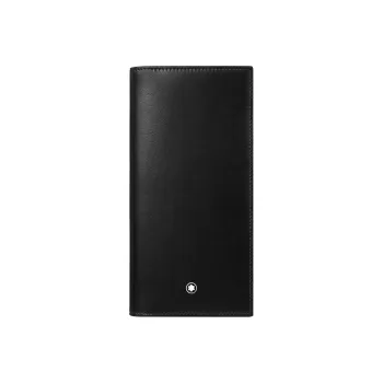MONTBLANC Meisterstuck Full grain Calf Leather Card Holder Wallet Men's Black