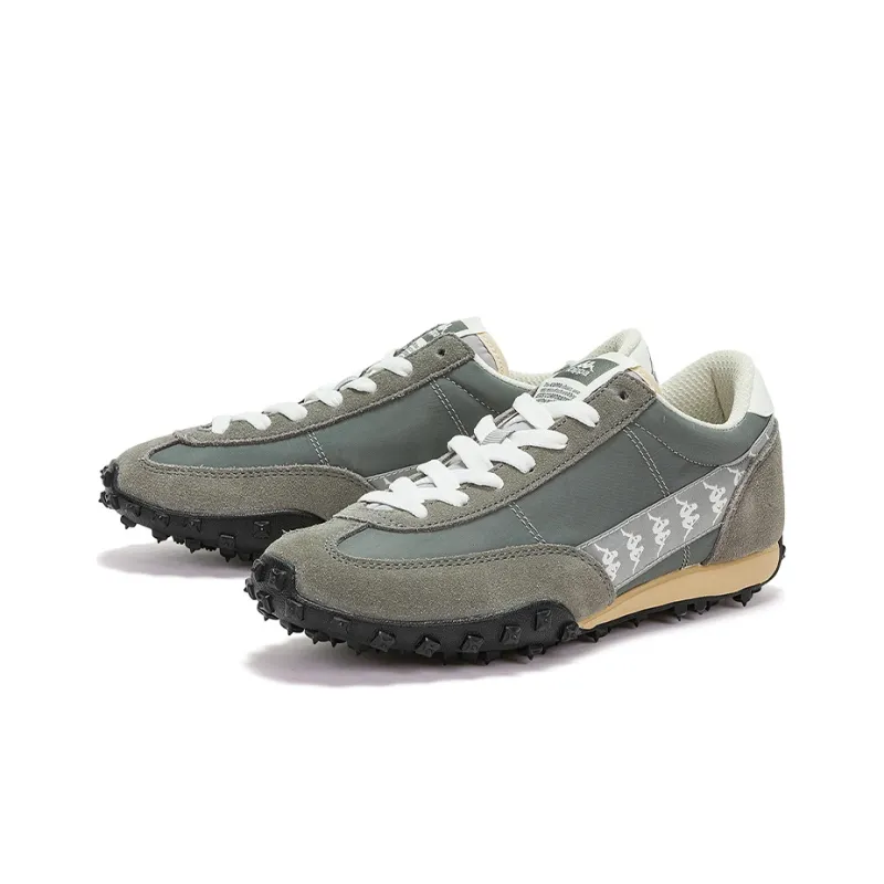 Kappa Label String Low Top Running Shoes Unisex Vetiver Green-2