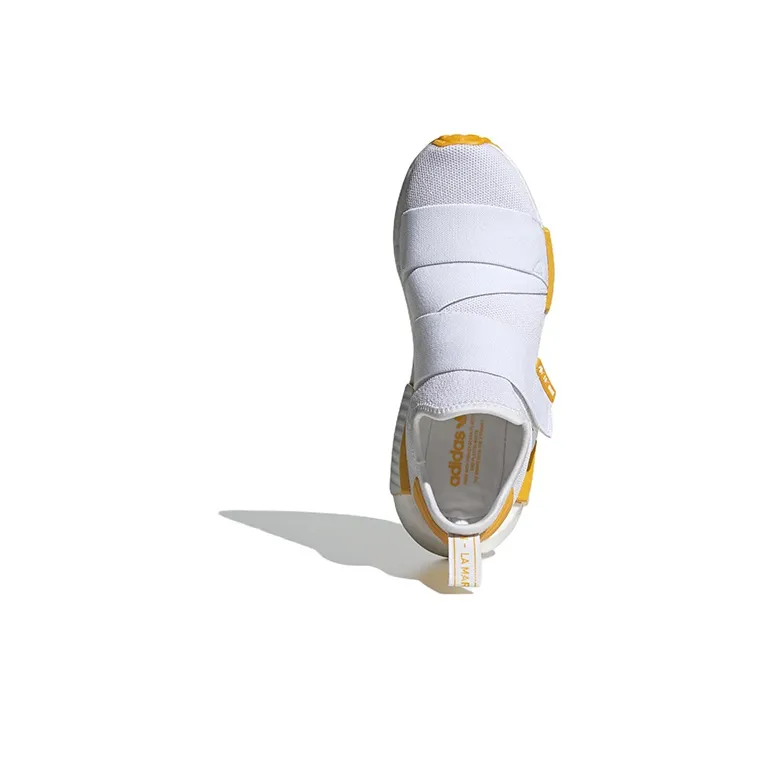 Adidas Nmd R1 Strap Cloud White Collegiate Gold Women's-4