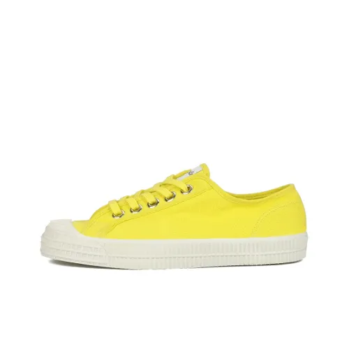 Novesta Canvas Shoes Unisex Low-Top Yellow